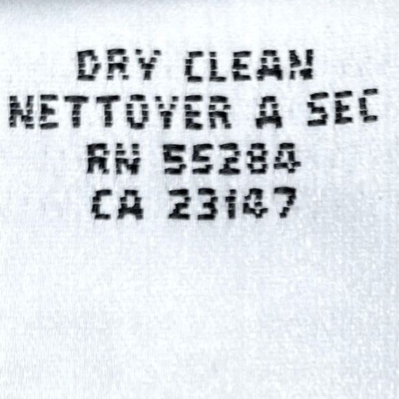 Talbots Herringbone Lined Pantsuit in Cream Women’s 10 - Picture 11 of 11